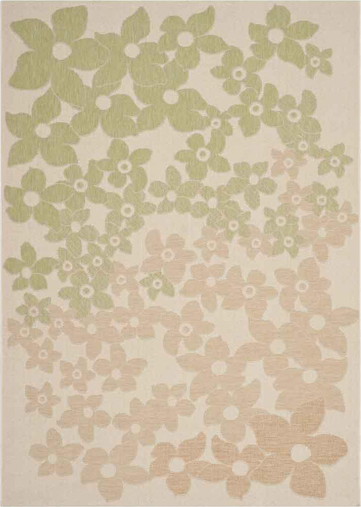 Safavieh Martha Stewart MSR4246 Beige/Sweet Pea Area Rug main image
