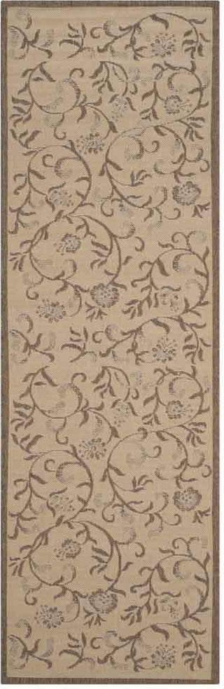 Safavieh Martha Stewart MSR4251 Creme/Brown Area Rug Runner Image