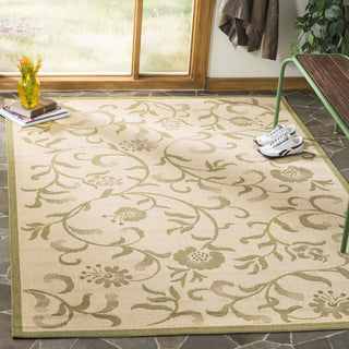 Safavieh Martha Stewart MSR4251 Cream/Green Area Rug Lifestyle Image Feature