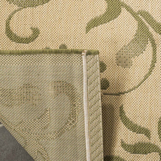 Safavieh Martha Stewart MSR4251 Cream/Green Area Rug Backing Image