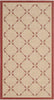 Safavieh Martha Stewart MSR4252 Creme/Red Area Rug main image