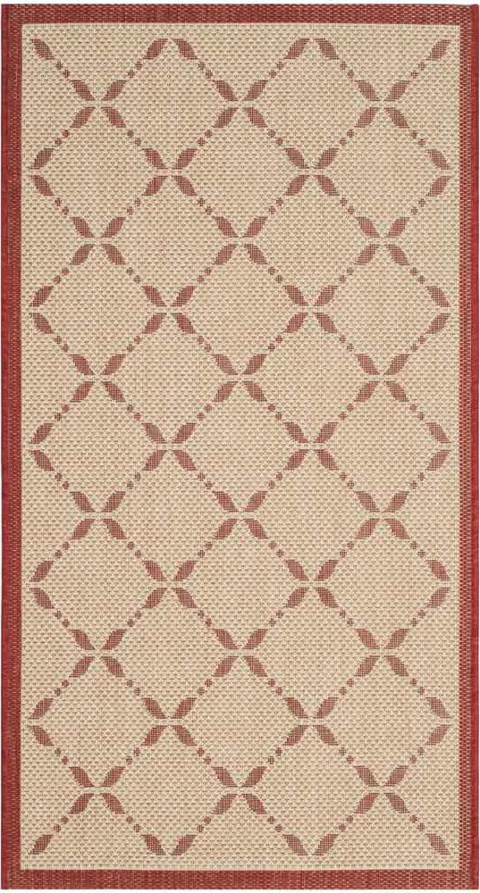 Safavieh Martha Stewart MSR4252 Creme/Red Area Rug main image