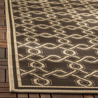 Safavieh Martha Stewart MSR4253 Chocolate/Cream Area Rug Detail Image