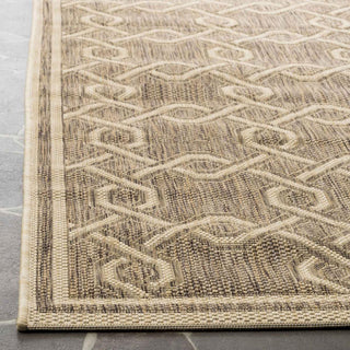 Safavieh Martha Stewart MSR4253 Brown/Creme Area Rug Detail Image