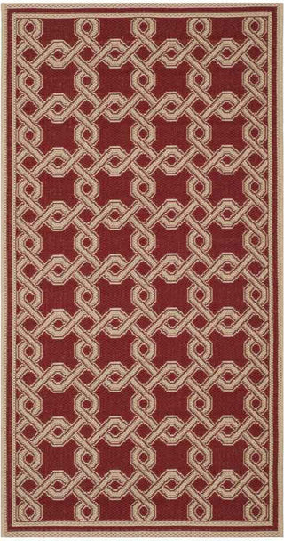 Safavieh Martha Stewart MSR4253 Red/Creme Area Rug main image