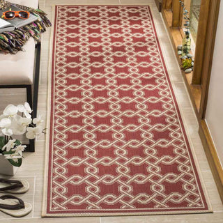 Safavieh Martha Stewart MSR4253 Red/Creme Area Rug Lifestyle Image