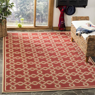 Safavieh Martha Stewart MSR4253 Red/Creme Area Rug Lifestyle Image