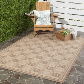 Safavieh Martha Stewart MSR4254 Creme/Brown Area Rug Lifestyle Image Feature