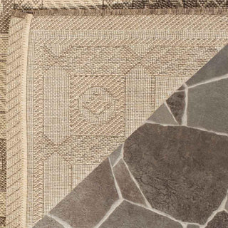 Safavieh Martha Stewart MSR4254 Creme/Brown Area Rug Backing Image