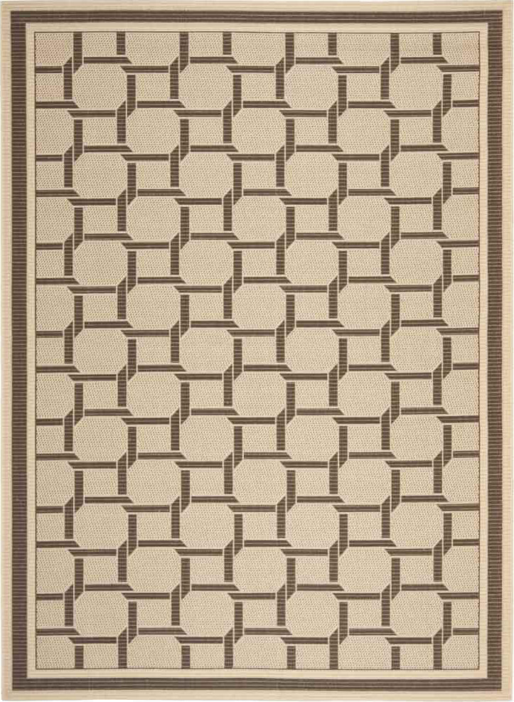 Safavieh Martha Stewart MSR4258 Cream/Chocolate Area Rug main image