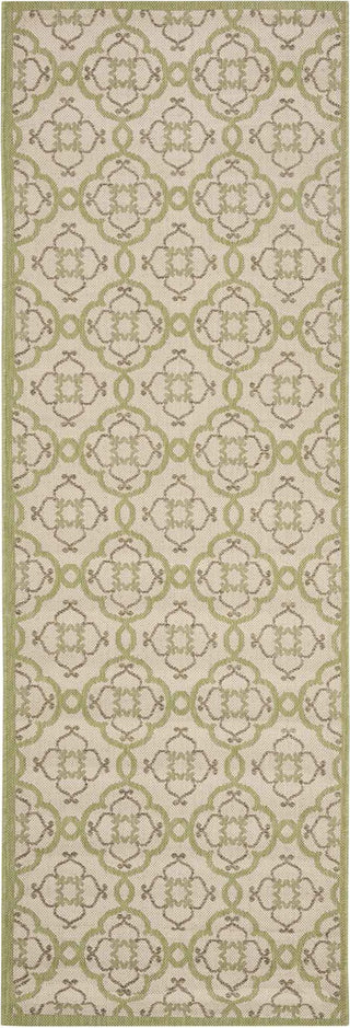 Safavieh Martha Stewart MSR4262 Beige/Sweet Pea Area Rug Runner Image