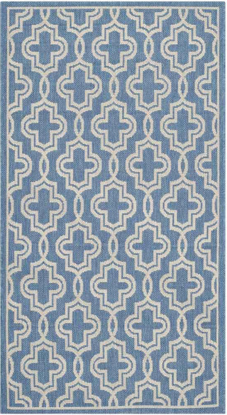 Safavieh Martha Stewart MSR4274 Blue/Beige Area Rug 3' Image