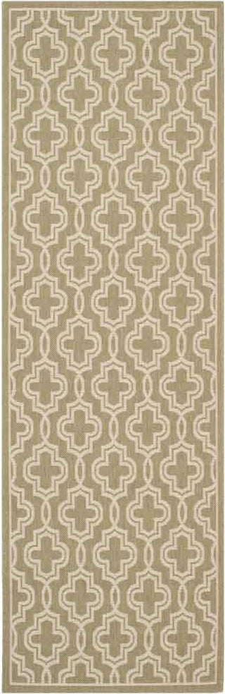 Safavieh Martha Stewart MSR4274 Green/Beige Area Rug Runner Image