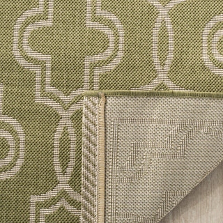 Safavieh Martha Stewart MSR4274 Green/Beige Area Rug Backing Image