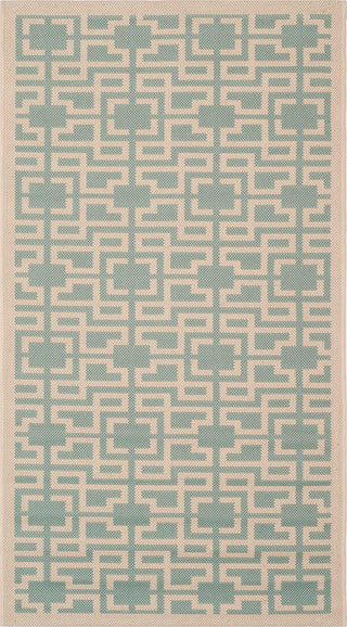 Safavieh Martha Stewart MSR4281 Beige/Aqua Area Rug 3' Image