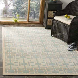 Safavieh Martha Stewart MSR4281 Beige/Aqua Area Rug Lifestyle Image