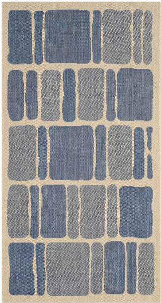 Safavieh Martha Stewart MSR4289 Cream/Blue Area Rug main image