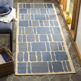 Safavieh Martha Stewart MSR4289 Cream/Blue Area Rug Lifestyle Image