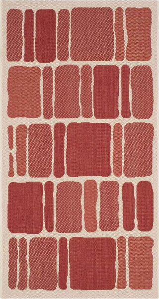 Safavieh Martha Stewart MSR4289 Beige/Red Area Rug 3' Image