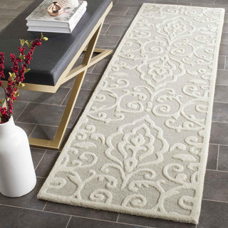 Safavieh Martha Stewart Marais Whetstone Grey Area Rug Room Scene Feature