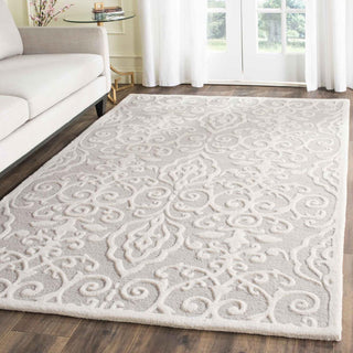 Safavieh Martha Stewart Marais Whetstone Grey Area Rug Room Scene