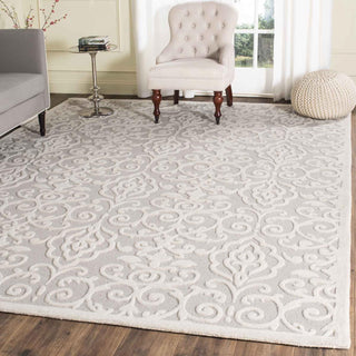 Safavieh Martha Stewart Marais Whetstone Grey Area Rug Room Scene