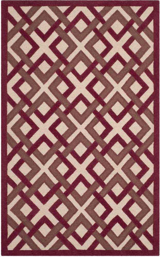 Safavieh Martha Stewart Woven Lattice Ivory/Red Area Rug Main