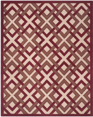 Safavieh Martha Stewart Woven Lattice Ivory/Red Area Rug Main