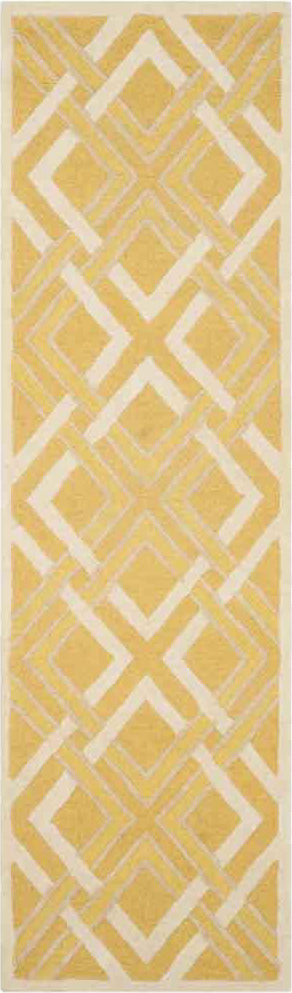 Safavieh Martha Stewart Woven Lattice Gold/Ivory Area Rug Runner