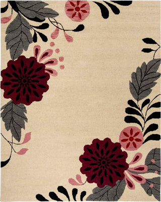 Safavieh Martha Stewart Picture Block Floral Ivory Area Rug Main