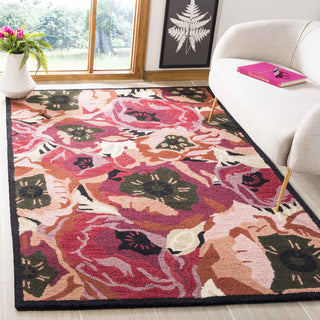 Safavieh Martha Stewart Poppy Red Area Rug Room Scene Feature