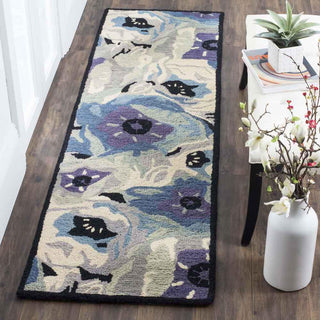 Safavieh Martha Stewart Poppy Blue Area Rug Room Scene