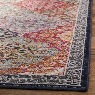 Safavieh Montage MTG281Q Red/Aqua Area Rug Detail Image