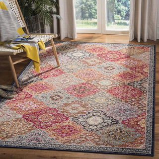 Safavieh Montage MTG281Q Red/Aqua Area Rug main image