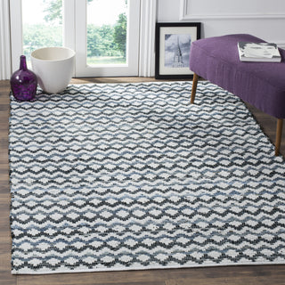 Safavieh Montauk MTK120 Ivory Blue/Black Area Rug Room Scene