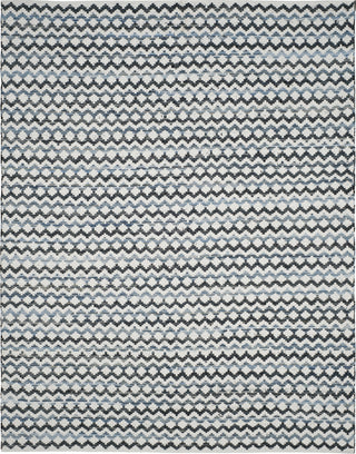 Safavieh Montauk MTK120 Ivory Blue/Black Area Rug 8' X 10'