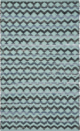 Safavieh Montauk MTK120 Turquoise/Blue/Black Area Rug main image