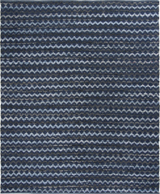 Safavieh Montauk MTK120 Navy Blue/Black Area Rug 8' X 10'