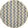 Safavieh Montauk MTK121 Gold/Multi Area Rug 6' Round