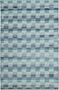 Safavieh Montauk MTK121 Turquoise/Multi Area Rug 4' X 6'
