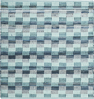 Safavieh Montauk MTK121 Turquoise/Multi Area Rug 4' Square