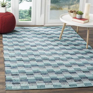 Safavieh Montauk MTK121 Turquoise/Multi Area Rug Room Scene