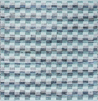 Safavieh Montauk MTK121 Turquoise/Multi Area Rug 6' Square