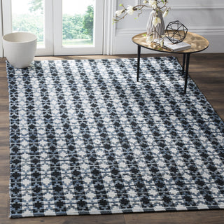 Safavieh Montauk MTK123 Ivory Blue/Black Area Rug Room Scene