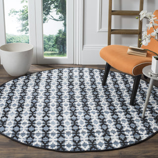 Safavieh Montauk MTK123 Ivory Blue/Black Area Rug Room Scene