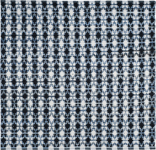 Safavieh Montauk MTK123 Ivory Blue/Black Area Rug 6' Square