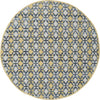 Safavieh Montauk MTK123 Gold/Multi Area Rug 4' Round