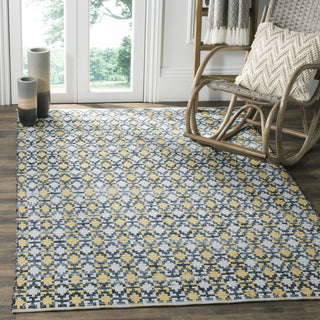 Safavieh Montauk MTK123 Gold/Multi Area Rug Room Scene