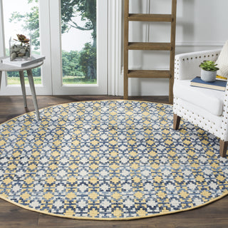 Safavieh Montauk MTK123 Gold/Multi Area Rug Room Scene