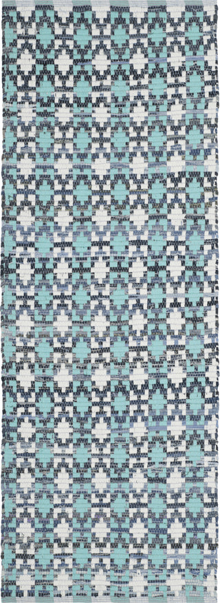 Safavieh Montauk MTK123 Turquoise/Multi Area Rug 2' 3'' X 6'